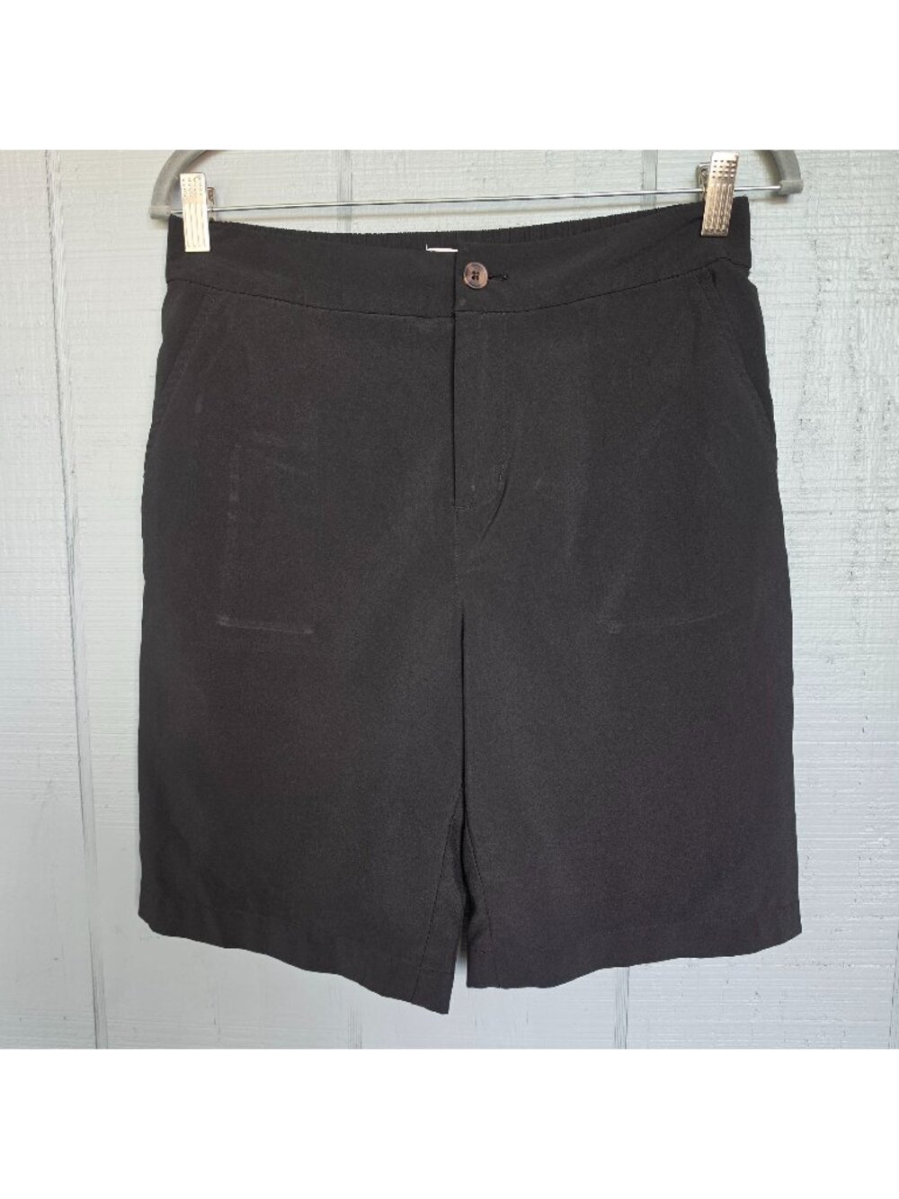 Tommy Bahama Golf Black‎ Performance Shorts Women's Flat Front Casual Stretch. M